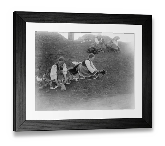 Framed Print : Warsaw, Poland. Peasant types. 25 October 1921
