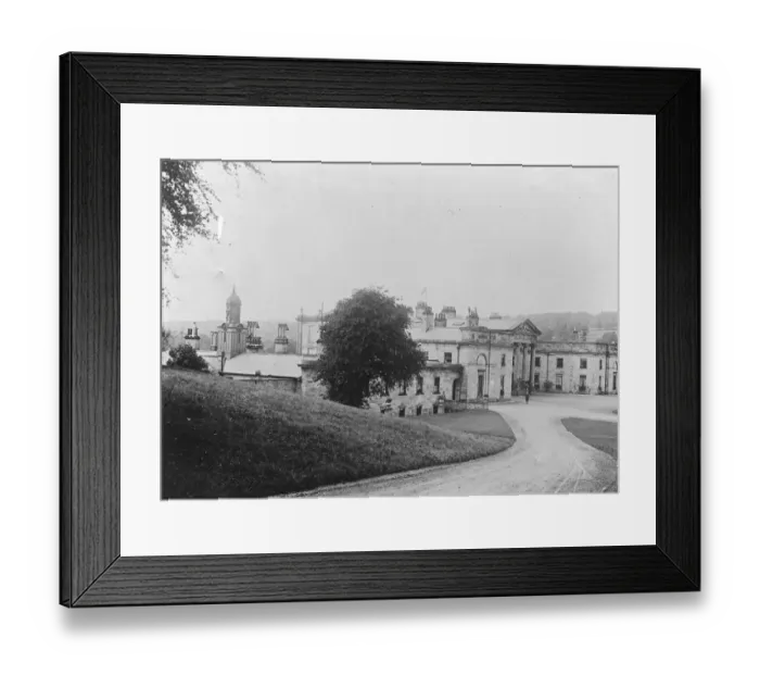 Framed Print : Barons Court Castle, County Tyrone Duke of Abercorns seat 1919 Framed Print : Barons Court Castle, County Tyrone Duke of Abercorns seat 1919