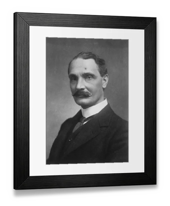 Framed Print : Dr Karl Markel, of Queens Gate Terrace who has been honoured by having a street