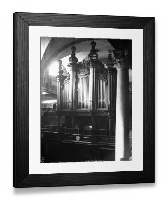 Framed Print : Mendelssohns Organ After extensive repairs the famous 200 year old organ built Framed Print : Mendelssohns Organ After extensive repairs the famous 200 year old organ built