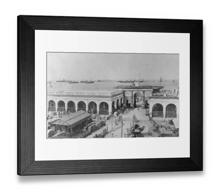 Framed Print : Vera Cruz Harbour 21 January 1920 Framed Print : Vera Cruz Harbour 21 January 1920