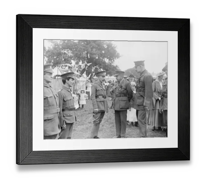 Framed Print : The Golders Green gala, General Sir Desmond Callaghan. 9 September 1916 Framed Print : The Golders Green gala, General Sir Desmond Callaghan. 9 September 1916
