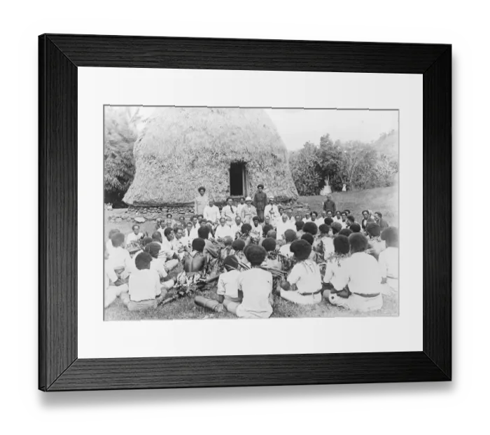 Framed Print : Duke and Duchess of Yorks tour to visit Suva, Fiji Islands. The Native Parliament in Session Framed Print : Duke and Duchess of Yorks tour to visit Suva, Fiji Islands. The Native Parliament in Session