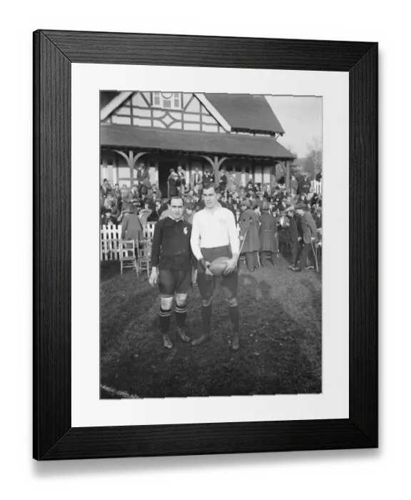 Framed Print : New Zealanders versus Oxford University at Oxford The New Zealand and Oxford rugby