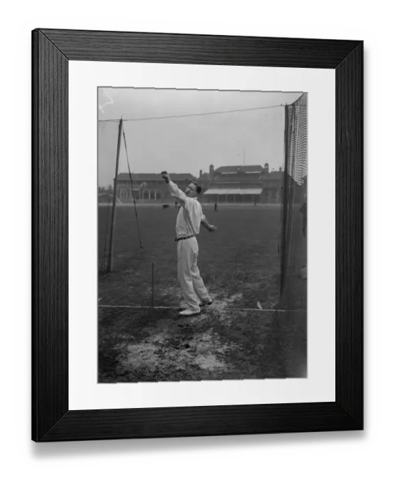Framed Print : Surreys new bowler Alfred Richard (Alf) Gover 18 April 1928 Framed Print : Surreys new bowler Alfred Richard (Alf) Gover 18 April 1928
