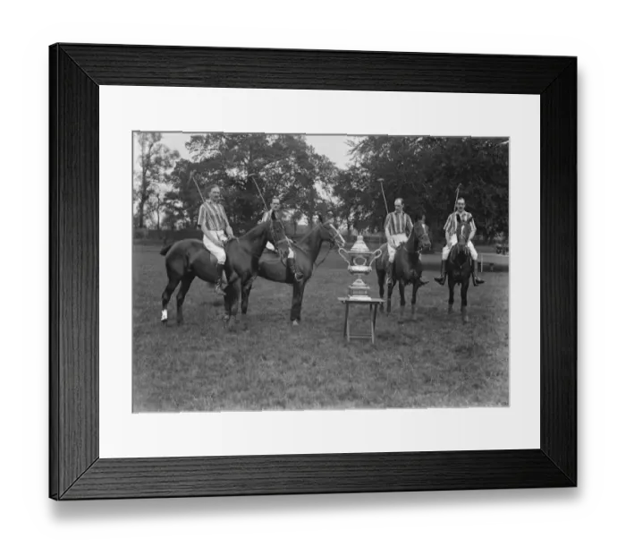 Framed Print : Polo at Ranelagh Polo Club, London The 17th Lancers defeated Cowdray at Polo Framed Print : Polo at Ranelagh Polo Club, London The 17th Lancers defeated Cowdray at Polo