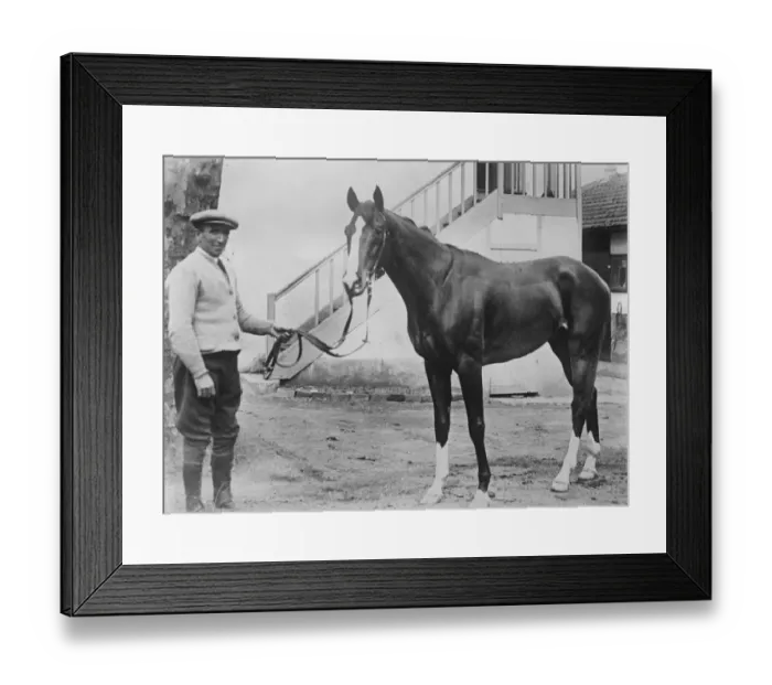 Framed Print : Will France capture the first of our big flat races ? Lustucru the foremost French Framed Print : Will France capture the first of our big flat races ? Lustucru the foremost French