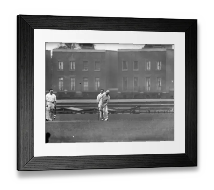 Framed Print : House of Commons cricket match at the Oval. Sir Rowland Blades, MP, bowling Framed Print : House of Commons cricket match at the Oval. Sir Rowland Blades, MP, bowling