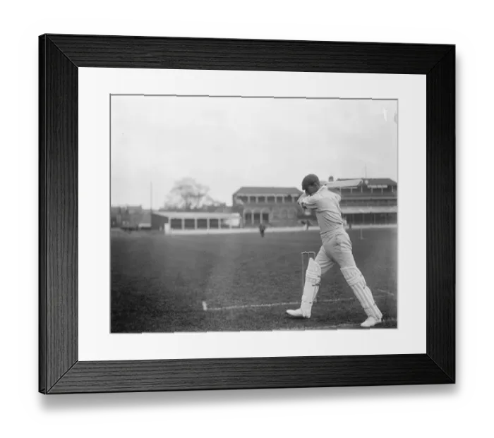 Framed Print : South African cricketers practice at the Kennington Oval, London Hubert Gouvaine