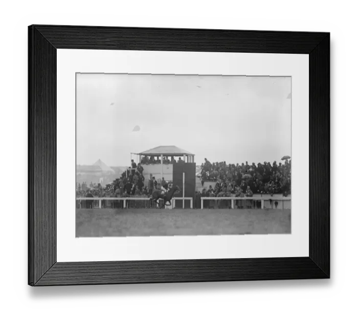 Framed Print : Derby Day. Sansovino, the winner, passing the winning post. 4 June 1924 Framed Print : Derby Day. Sansovino, the winner, passing the winning post. 4 June 1924