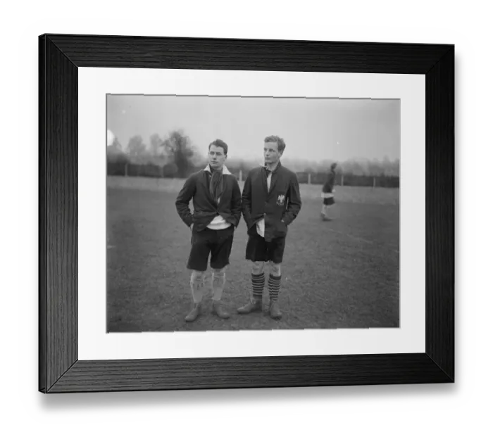 Framed Print : Premiers son as varsity soccer player. Mr Malcolm MacDonald, the son of the Premier