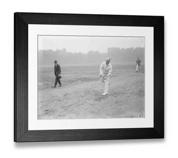 Framed Print : Cricket in Vincent Square Lords and Commons versus Westminster School Sir Roland