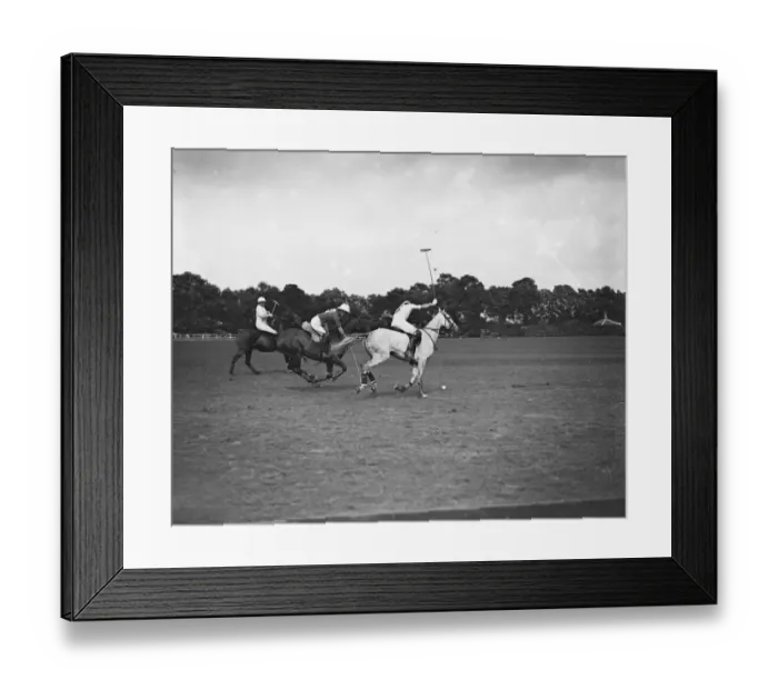 Framed Print : Polo at Hurlingham - El Gordo versus Hurricanes. 30 June 1928 Framed Print : Polo at Hurlingham - El Gordo versus Hurricanes. 30 June 1928