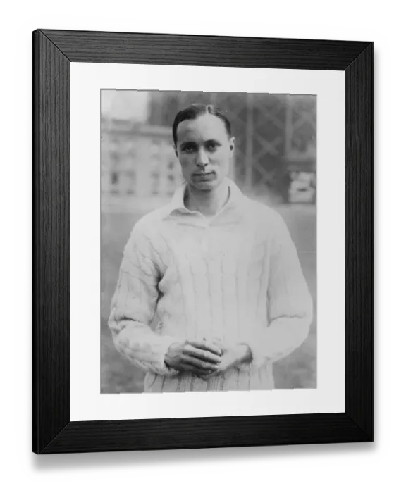 Framed Print : L G Irvine of Cambridge university. 16 June 1926 Framed Print : L G Irvine of Cambridge university. 16 June 1926