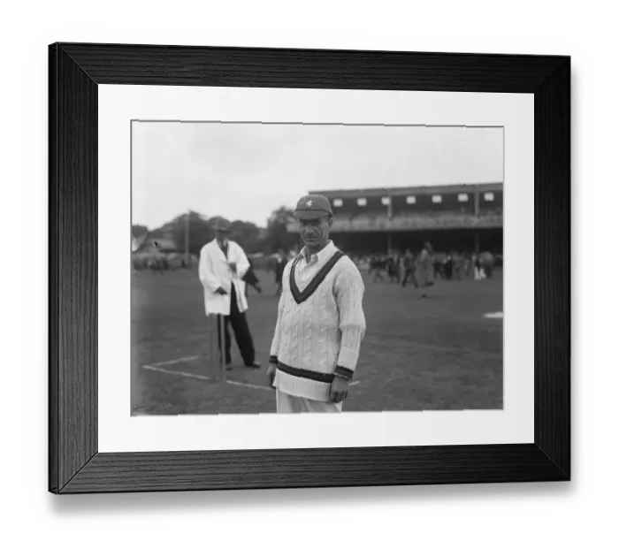 Framed Print : Famous cricketers. Tich Freeman of Kent. 3 August 1929 Framed Print : Famous cricketers. Tich Freeman of Kent. 3 August 1929