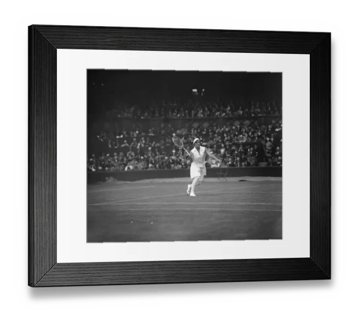 Framed Print : Lawn tennis at Wimbledon. Miss Jacobs. 16 June 1928 Framed Print : Lawn tennis at Wimbledon. Miss Jacobs. 16 June 1928