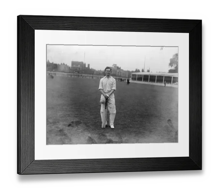 Framed Print : C T Ashton, Cambridge University ( Captain ) 23 June 1923 Framed Print : C T Ashton, Cambridge University ( Captain ) 23 June 1923