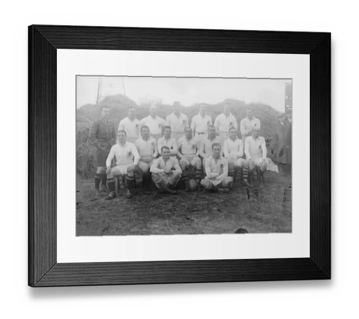 Framed Print : Great Rugby International at Twickenham England versus Wales back row left to right M B Scott Framed Print : Great Rugby International at Twickenham England versus Wales back row left to right M B Scott
