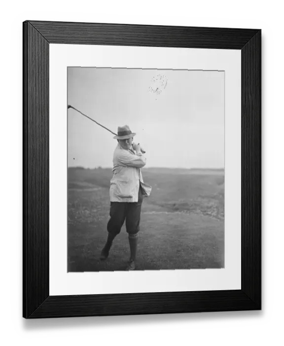Framed Print : Bar golf tournament at Royal Cinque Ports course, Deal Mr W Greaves Lord, K C