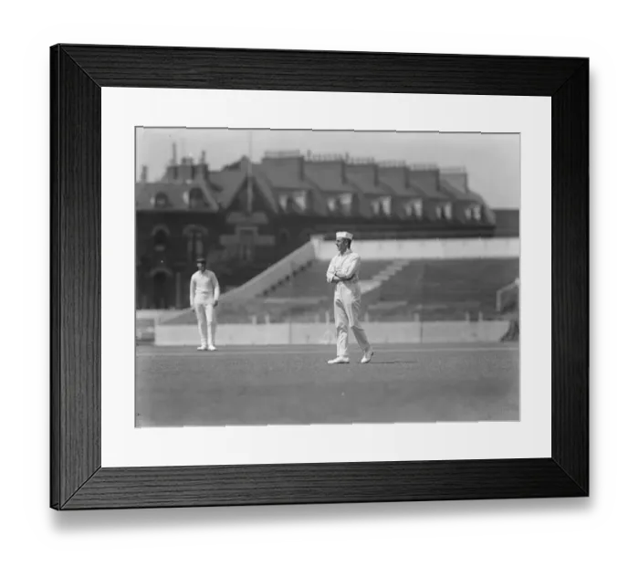 Framed Print : Parliamentary cricket at the Oval. House of Commons versus House of Commons staff Framed Print : Parliamentary cricket at the Oval. House of Commons versus House of Commons staff