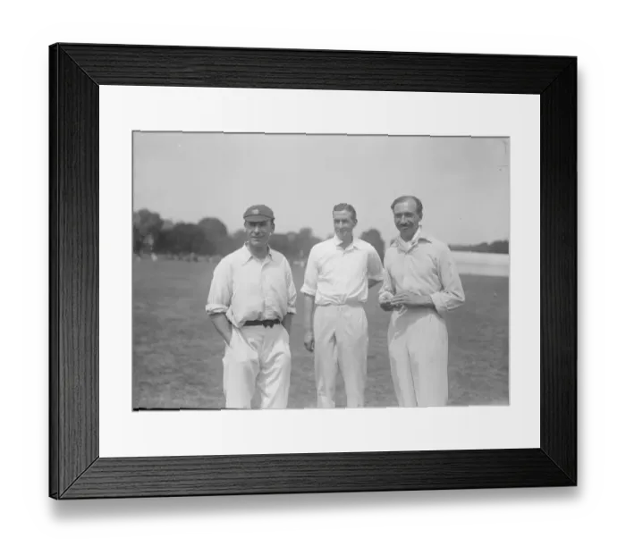 Framed Print : Great jubilation over Surreys victory over Kent at Blackheath Fenders victory Framed Print : Great jubilation over Surreys victory over Kent at Blackheath Fenders victory