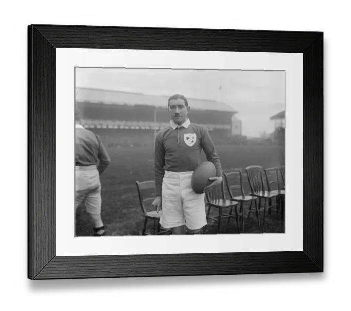 Framed Print : William Crawford, Ireland rugby captain 1925