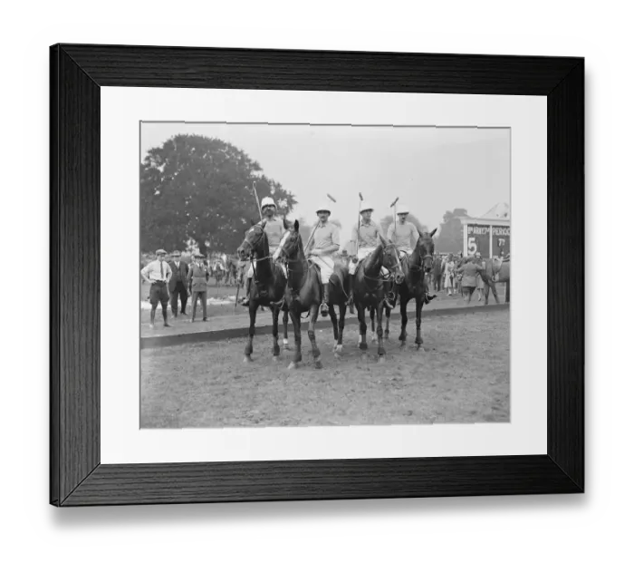 Framed Print : Ranelagh - British Army versus Federations Des Polos De France for the Verdun Cup Framed Print : Ranelagh - British Army versus Federations Des Polos De France for the Verdun Cup