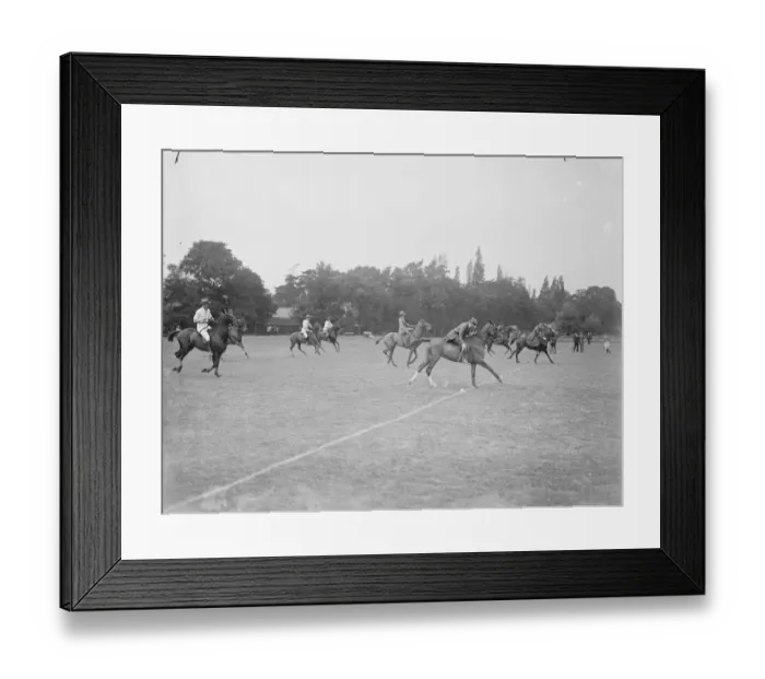 Framed Print : Polo at Ranelagh, Berkshire - Ladies take part in Polo Match Mrs Hitchcock Framed Print : Polo at Ranelagh, Berkshire - Ladies take part in Polo Match Mrs Hitchcock
