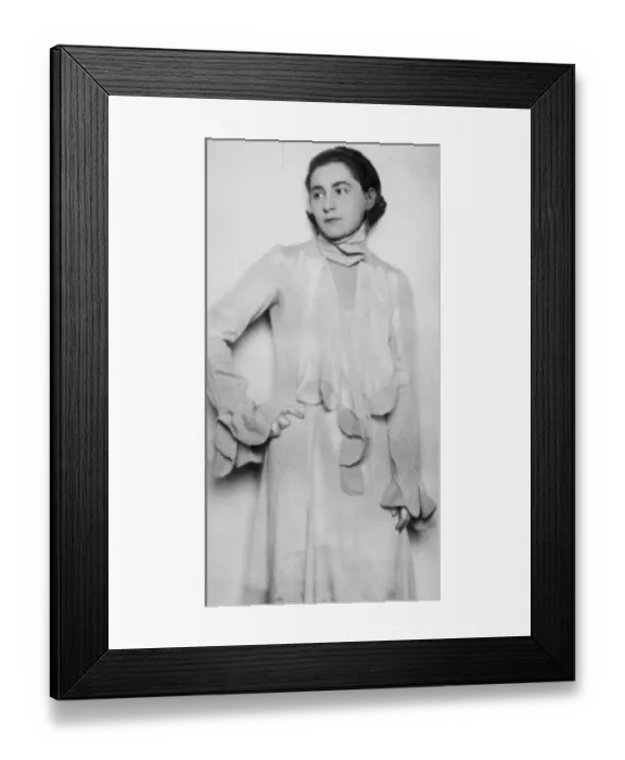 Framed Print : To attend Cup Final. Mlle Eleonore Wenkoff, lady patron of Polish Association football Framed Print : To attend Cup Final. Mlle Eleonore Wenkoff, lady patron of Polish Association football