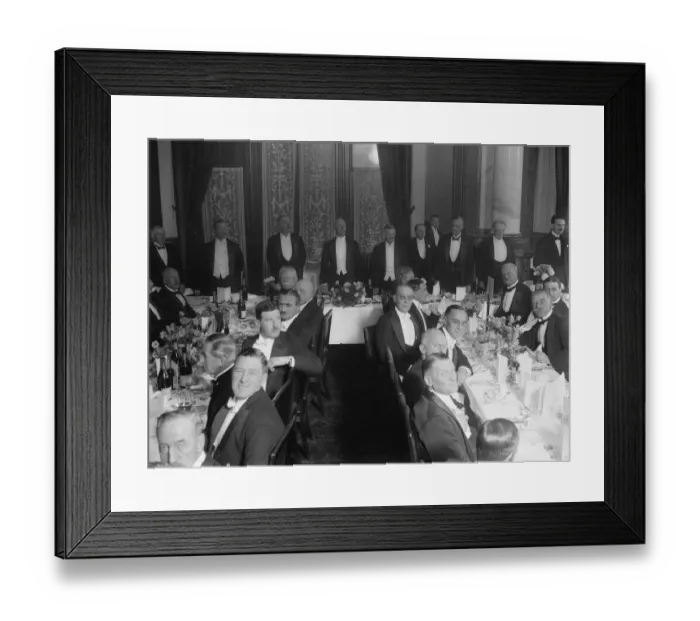 Framed Print : Rugby centenary dinner. A banquet at the Hotel Great Central, Marylebone, followed Framed Print : Rugby centenary dinner. A banquet at the Hotel Great Central, Marylebone, followed