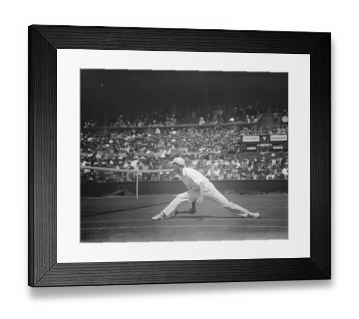 Framed Print : Lawn tennis championship at Wimbeldon Spence in play 25 June 1925 Framed Print : Lawn tennis championship at Wimbeldon Spence in play 25 June 1925
