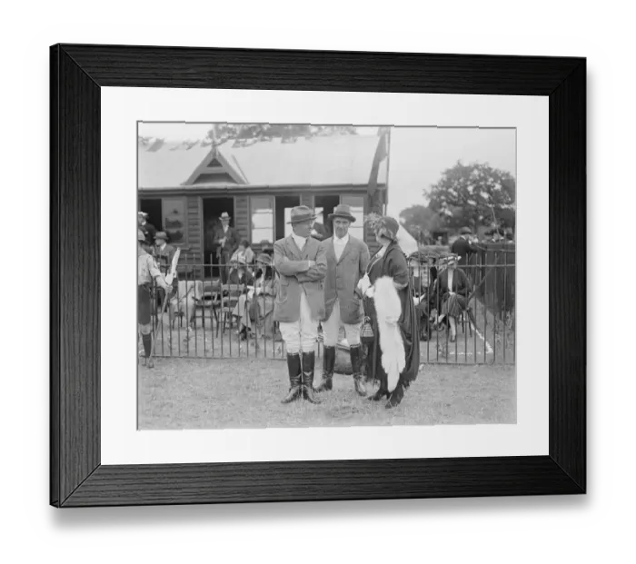 Framed Print : The Duke of York at Polo Match, Avery Hill, Eltham Mr R E Strawbridge and Mr Framed Print : The Duke of York at Polo Match, Avery Hill, Eltham Mr R E Strawbridge and Mr