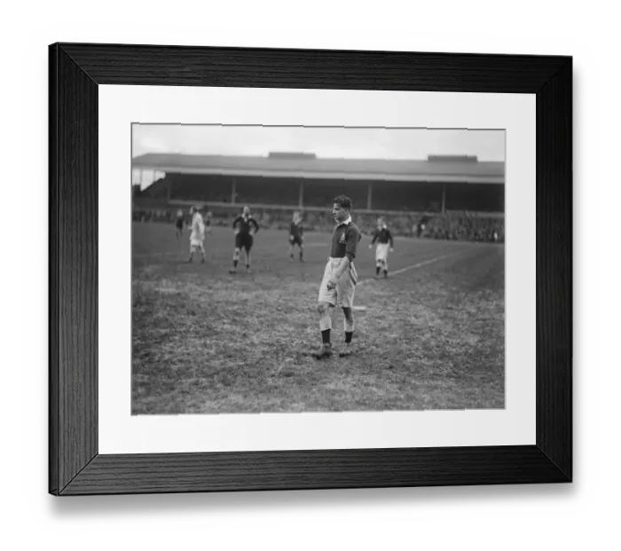 Framed Print : Rugby match between Navy and Army at Twickenham. Guardsman Powell the only player Framed Print : Rugby match between Navy and Army at Twickenham. Guardsman Powell the only player