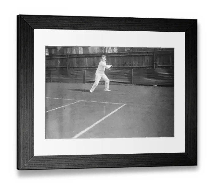 Framed Print : Nuthall, Junior, brother of Miss Betty Nuthall. 1 May 1924