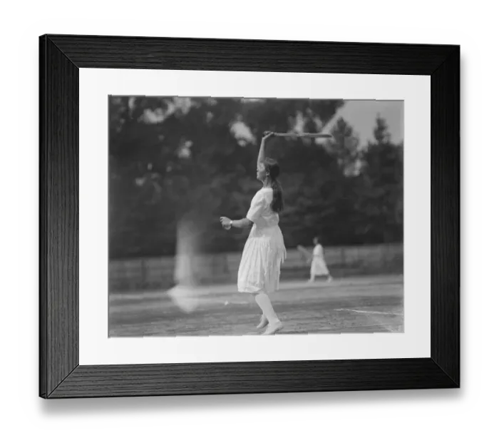 Framed Print : United Kingdom Junior Lawn Tennis Championships Miss Sterry playing in the ladies Framed Print : United Kingdom Junior Lawn Tennis Championships Miss Sterry playing in the ladies