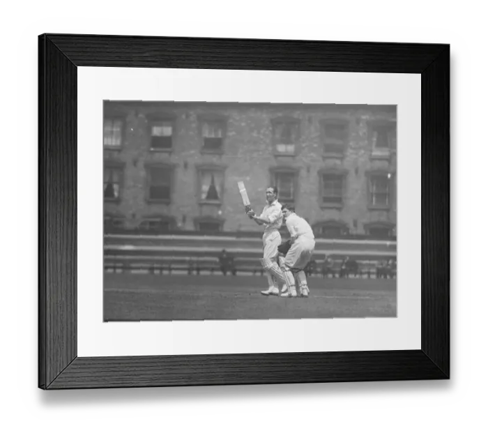 Framed Print : Surrey versus Cambridge University at Kenninton Oval Ducat ( Surrey ) puts Tomlinson Framed Print : Surrey versus Cambridge University at Kenninton Oval Ducat ( Surrey ) puts Tomlinson
