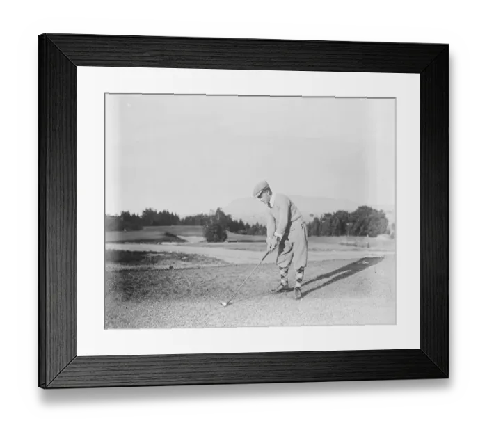 Framed Print : Campbell C Fraser, Amateur Champion Golfer of Canada 18 August 1922 Framed Print : Campbell C Fraser, Amateur Champion Golfer of Canada 18 August 1922