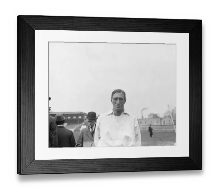 Framed Print : South African cricketers practice at the Oval, London Mick Commaille 26 April 1924 Framed Print : South African cricketers practice at the Oval, London Mick Commaille 26 April 1924