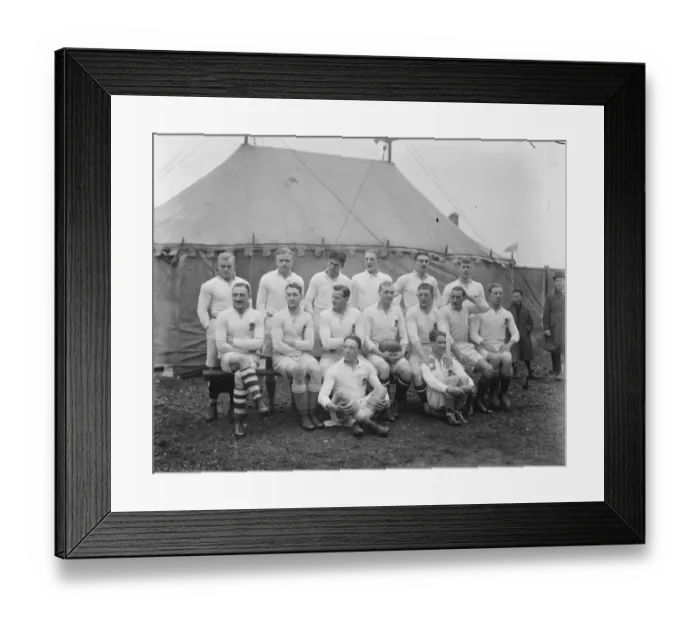 Framed Print : Rugby International at Belfast England defeat Ireland by 14 points The English Framed Print : Rugby International at Belfast England defeat Ireland by 14 points The English
