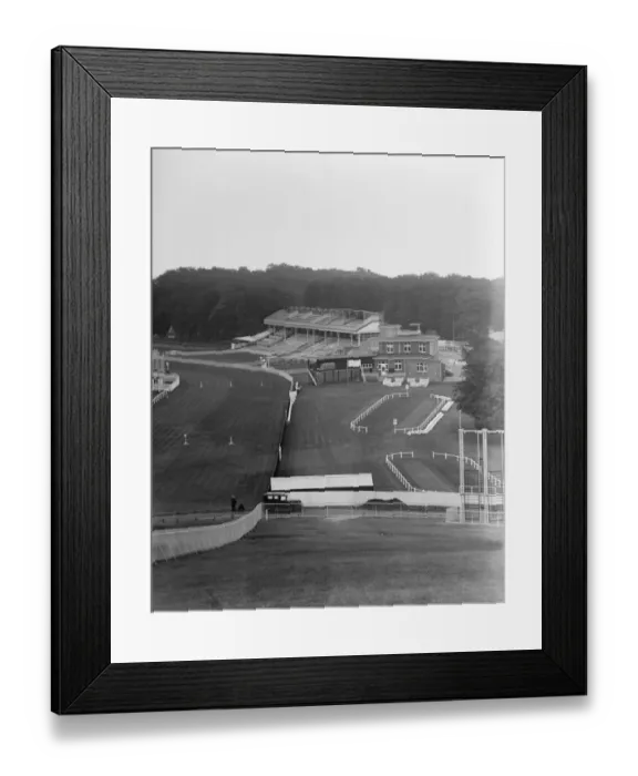 Framed Print : A view over Goodwood race course. 27 July 1929 Framed Print : A view over Goodwood race course. 27 July 1929