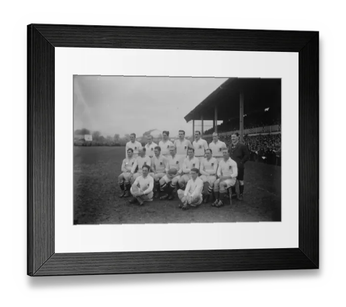 Framed Print : Five Nations - Swansea, 19 January 1924 Wales 9 - 17 England England Team no