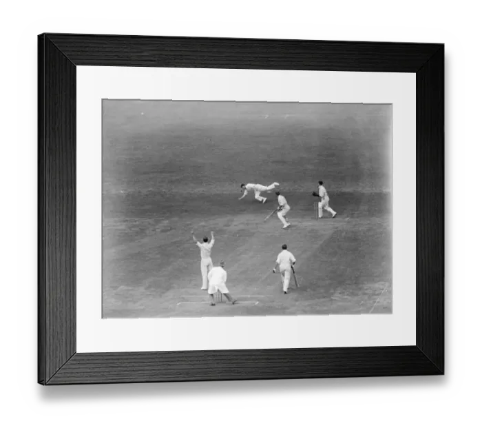 Framed Print : Huge score against the Champion County at the Oval. Hopwood ( Champion County )