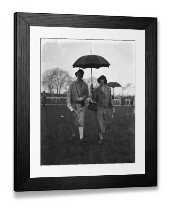 Framed Print : At the Uttoxeter Races, Lady Warrender and Lady Grimthorpe. 2 April 1927 Framed Print : At the Uttoxeter Races, Lady Warrender and Lady Grimthorpe. 2 April 1927