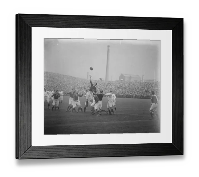 Framed Print : England defeated by Scotland at Edinburgh in rugby international Scotland obtain Framed Print : England defeated by Scotland at Edinburgh in rugby international Scotland obtain