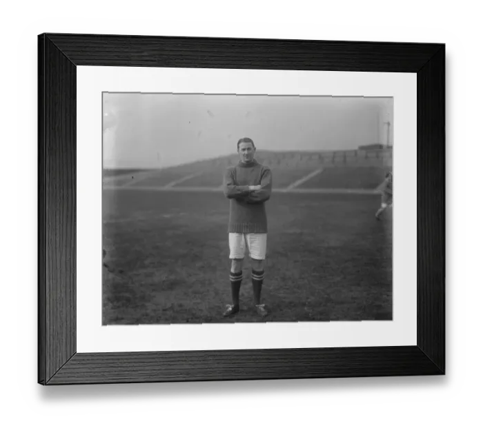 Framed Print : Len Graham, footballer ( Millwall ). 1 April 1925