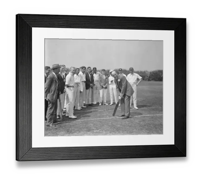Framed Print : Martin Bladen Hawke, 7th Baron Hawke of Towton Opens New Cricket Ground of the Indian Framed Print : Martin Bladen Hawke, 7th Baron Hawke of Towton Opens New Cricket Ground of the Indian