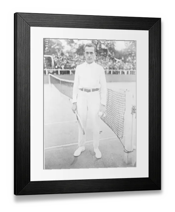 Framed Print : Amateur and professional tennis champions of the world meet in Paris Chocet Framed Print : Amateur and professional tennis champions of the world meet in Paris Chocet