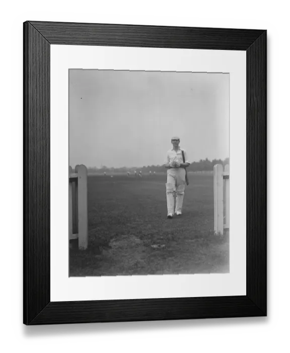 Framed Print : C K Cox the Eton Cricket Club Captain 12 July 1922 Framed Print : C K Cox the Eton Cricket Club Captain 12 July 1922