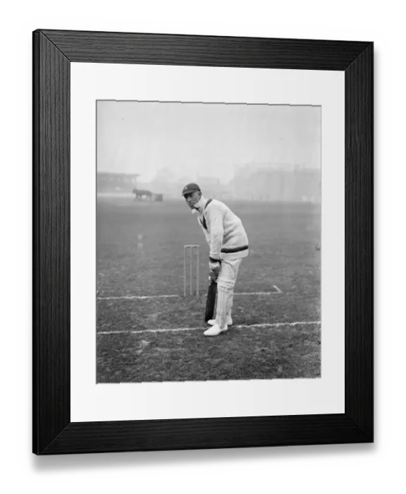 Framed Print : South African cricketers practice at the Oval, London Doug Meintjes a good all rounder