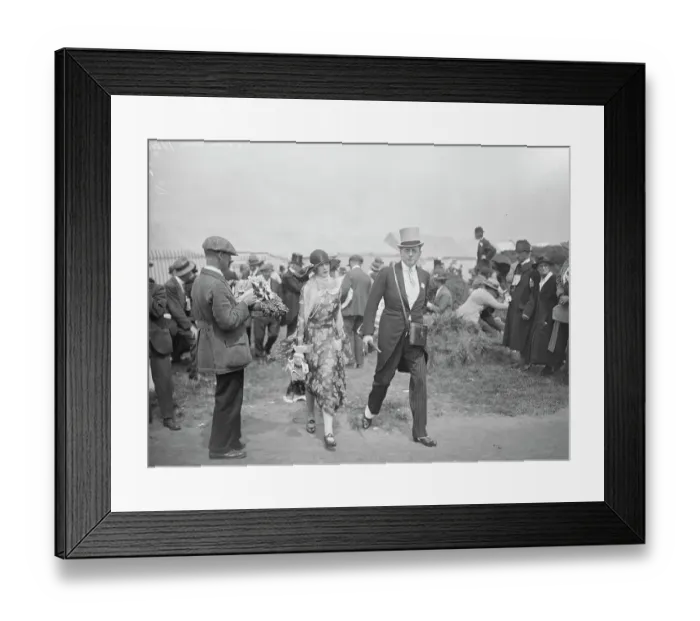 Framed Print : Ascot Lord Portarlington and Hon Mrs Norton 17 June 1924 Framed Print : Ascot Lord Portarlington and Hon Mrs Norton 17 June 1924